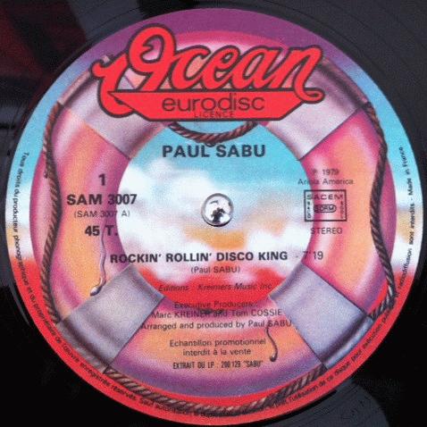 Sabu (USA-2) : Rockin' Rollin' Disco King (Single)